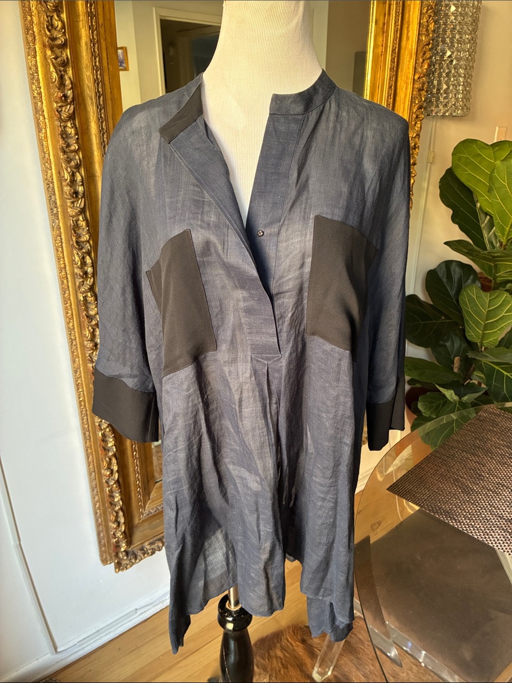 Joseph Women’s Tunic in Dark Gray size large